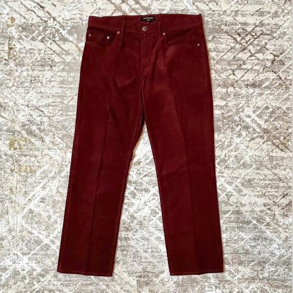 Banana Republic 35x30 Burgundy Corduroy Pants – Straight Fit - Picture 1 of 7